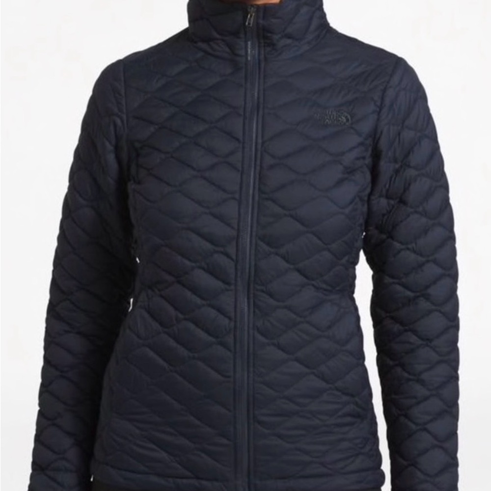 The North Face Women's Navy Quilted Puffer Jacket